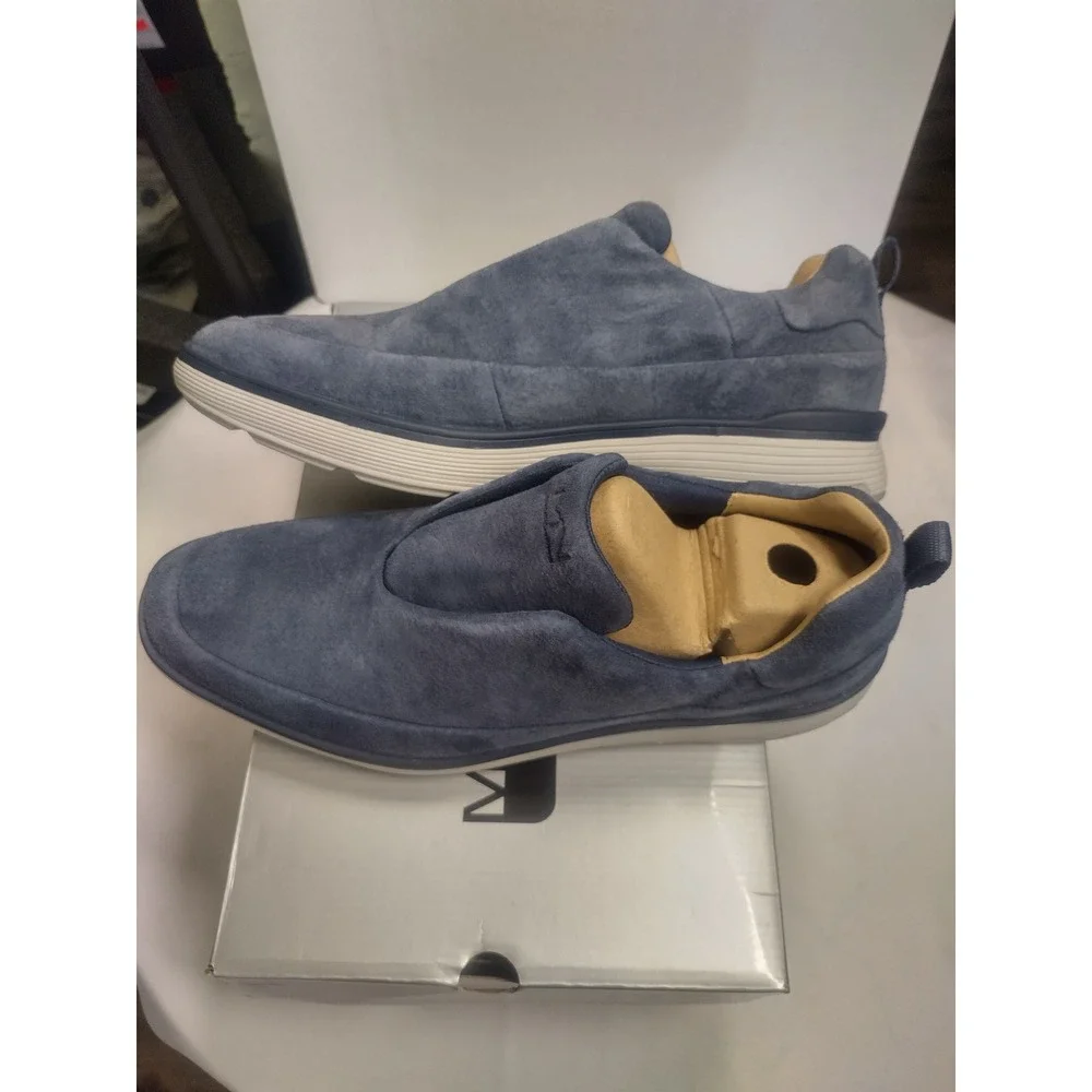 Mark Nason Skechers Glide Cell-Felixx Navy Suede Slip On Mens 12 205089/NVY